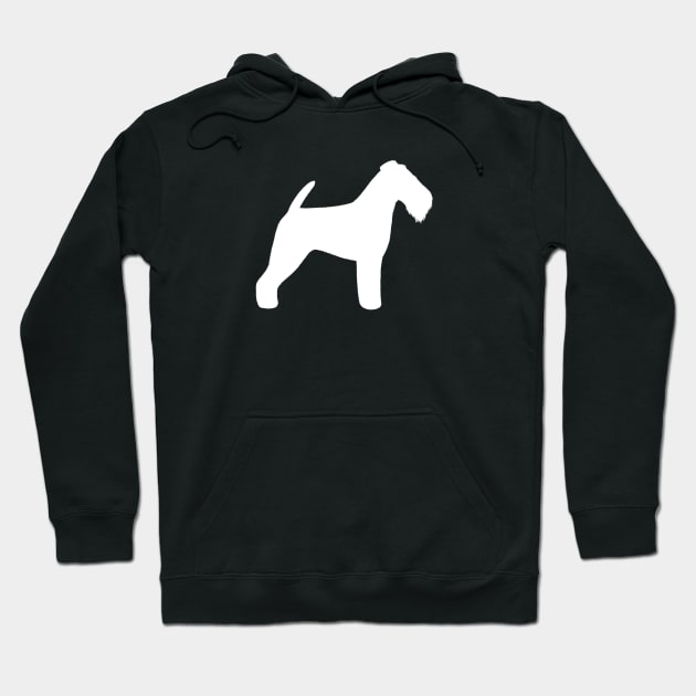 Welsh Terrier Silhouette Hoodie by Coffee Squirrel